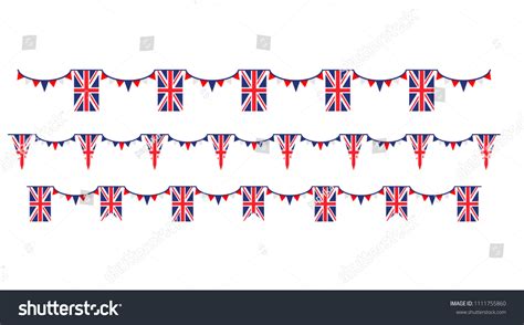 Union Jack Flag Banner Stock Vector (Royalty Free) 1111755860 ...