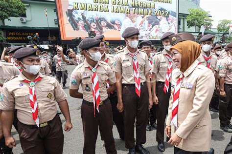 Apel Wawasan Kebangsaan Dan Bela Negara Kwarda Jatim Antara Foto