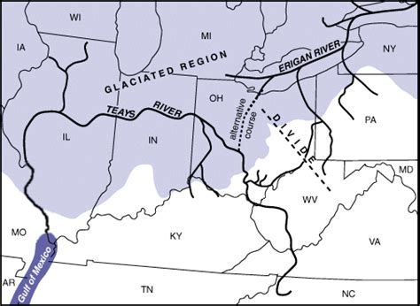 Pre-glacial Teays River system | Download Scientific Diagram