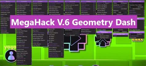 Скачать MegaHack V6 Geometry Dash: МегаХак для ГД 2.11 на ПК