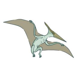 Diseño PNG Y SVG De Pterodáctilo Azul Volando Para Camisetas