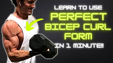 How To Do Maximally Effective Bicep Curls Fix These 2 Major Form Mistakes Youtube