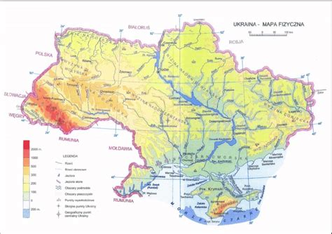 Ukraine Physical Wall Map By Graphiogre Mapsales