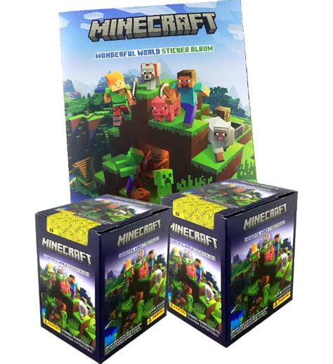 Panini Minecraft Wonderful World Cromos Lbum Cajas Sobres