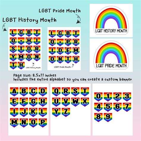 Lgbtq History Month Lgbt Pride Month 25 Elementary Classroom Posters