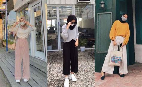 7 Inspirasi OOTD Hijab Kulot Untuk Ke Pantai Sopan Dan Stylish