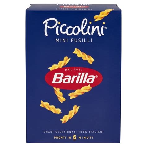 Barilla Pasta Piccolini Mini Fusilli Grano Italiano G Carrefour