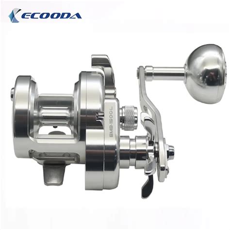 Original Ecooda Full Metal Cnc Slow Jigging Reel Overhead Reel Casting