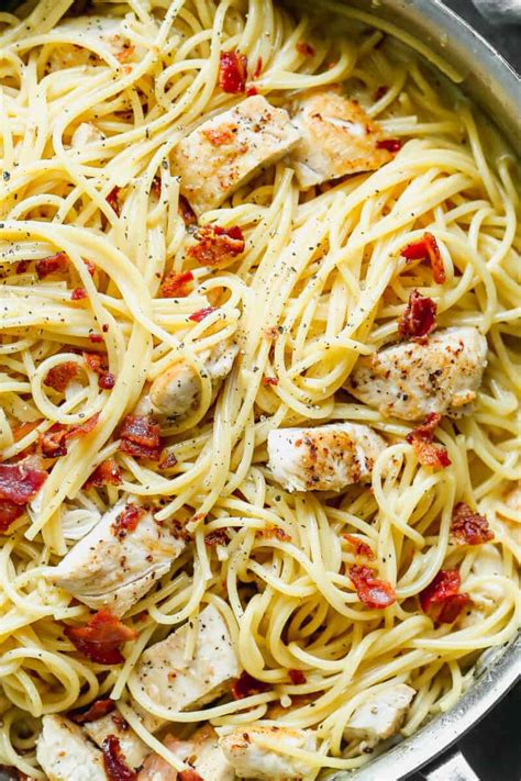 chicken carbonara recipe easy chicken recipes
