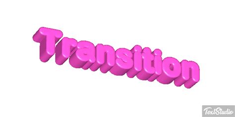 Transition Word Animated  Logo Designs