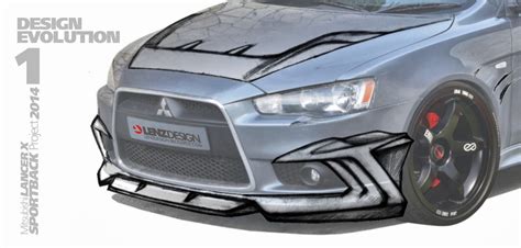 Mitsubishi Lancer X Sportback Lenzdesign Performance Tuning Project