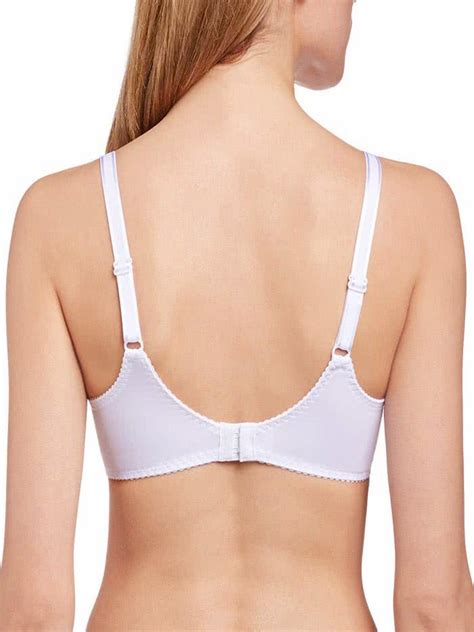 Naturana Naturana White Lace Underwired Full Cup Bra Size 32 To 44 B C D Dd E F