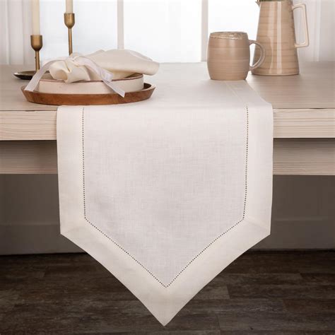 Amazon D Moksha Ivory Linen Table Runner 90 Inches Long Easter