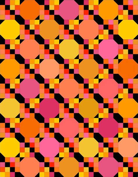 Square Dance Quilt Pattern