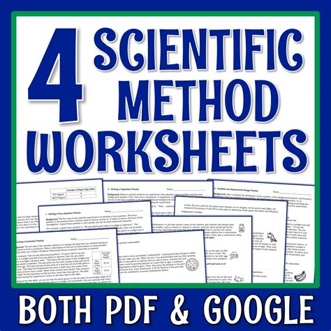 Parts Of The Scientific Method Worksheets Flying Colors Science Worksheets Library