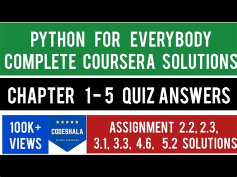 Coursera Python For Everybody