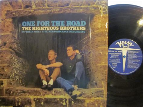 Righteous Brothers One For The Road Verve V6 5058 Their Only Live LP