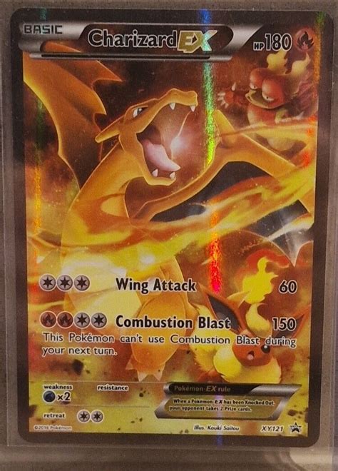 Pokemon TCG CHARIZARD EX Black Star Promo Full Art XY121 NM Values MAVIN