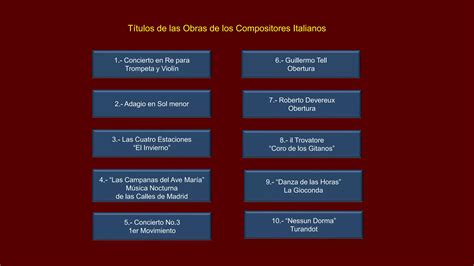 10 Grandes Compositores Italianos Ppt