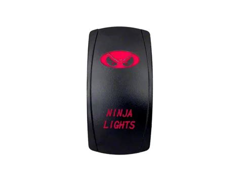 Quake Led Bronco 2 Way Ninja Lights Rocker Switch Red Qrs678