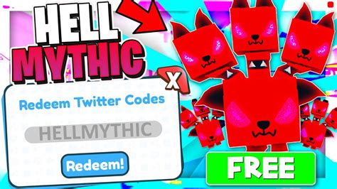 ALL NEW SECRET MYTHICAL PET Codes In PET SIMULATOR X 7 NEW CODES