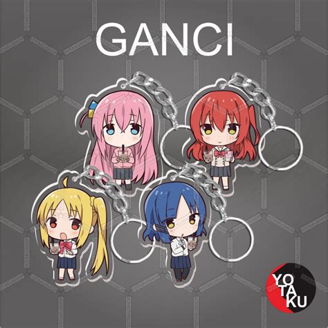 Jual Gantungan Kunci Ganci Anime Akrilik Bocchi The Rock Seri Hitori