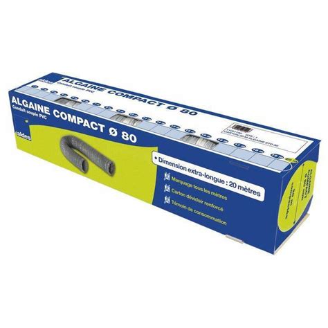 20m Conduit Souple Standard Compact 80 Algaine STD D80 ALDES