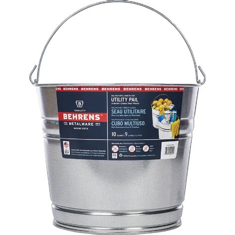 Behrens 10 Qt Galvanized Steel Pail Do It Best