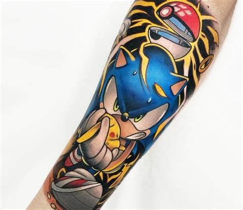 Sonic the Hedgehog tattoo by Yeray Perez | Photo 30628