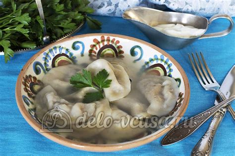 Вареники с мясом пошаговый рецепт (15 фото)