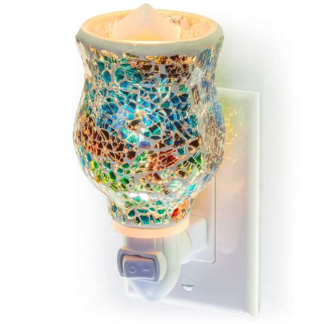 Dawhud Direct Mosaic Glass Plug In Fragrance Wax Melt Warmers