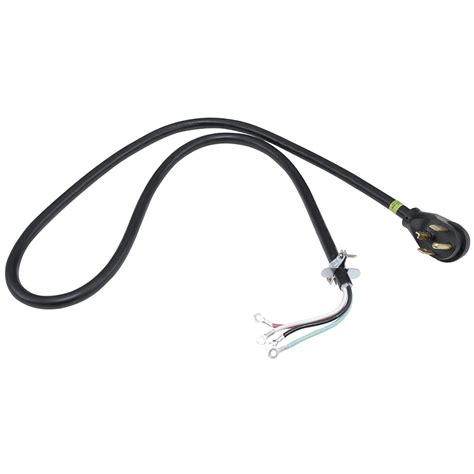 Shop Whirlpool 6 Ft 4 Wire Black Range Appliance Power Cord At