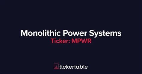 What Does Monolithic Power Systems Do?