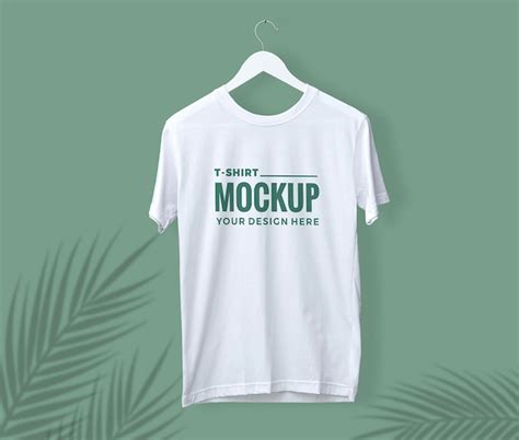 Premium PSD White T Shirt Mockup