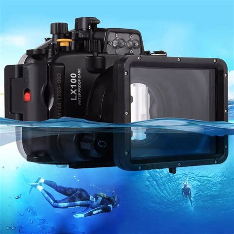 PULUZ 40m Underwater Depth Diving Case Waterproof Camera Housing For