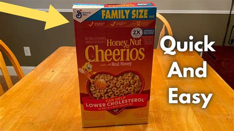 Tasty For Breakfast Honey Nut Cheerios Heart Healthy Breakfast Cereal Review Amazon Food