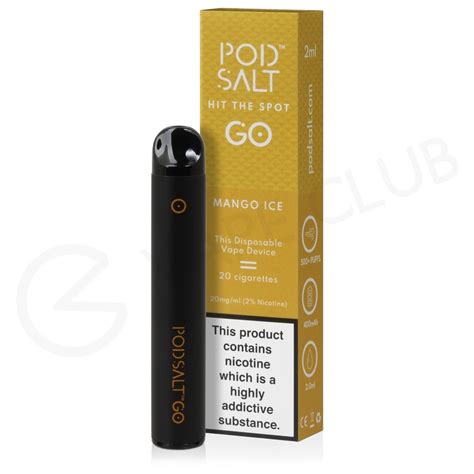 Mango Ice Pod Salt Go Disposable Vape