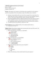 CHEM223 Exam 3 Summary Session Sheet KEY Pdf 1 CHEM223 Supplemental