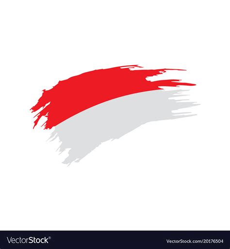 Indonesia Flag Royalty Free Vector Image Vectorstock