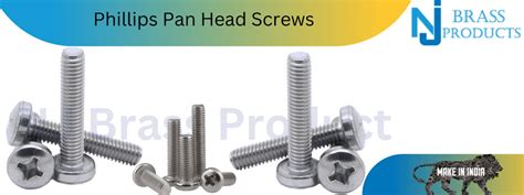 Phillips Pan Head Screws Brass Plumbing Fitting