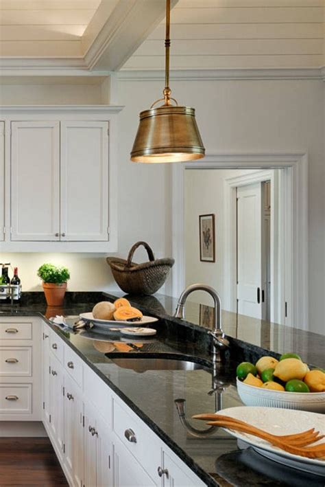 36 Enviable Black Granite Countertops With White Cabinets