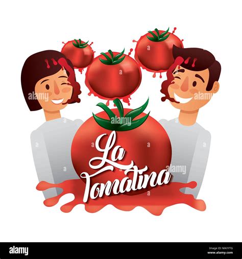 la tomatina festival Stock Vector Image & Art - Alamy