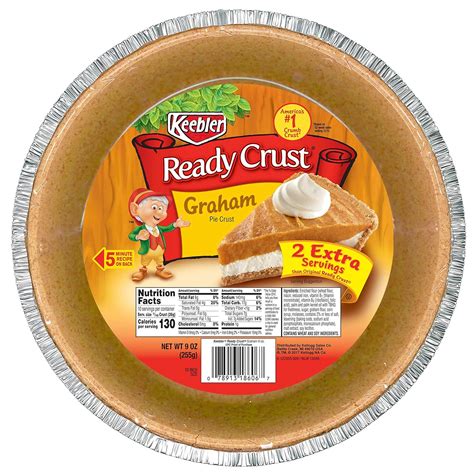 Keebler Ready Crust Keebler Ready Pie Crust Graham Cracker Unflavored 9 Oz