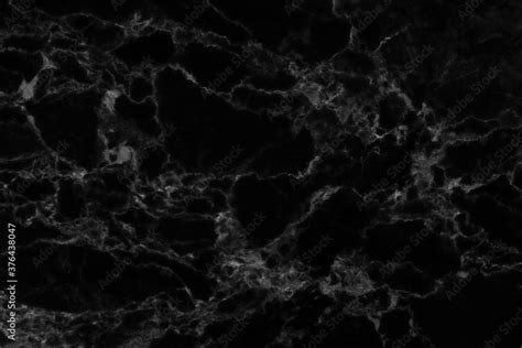 Fototapeta Granatowy Niebieski Black Marble Seamless Texture With High