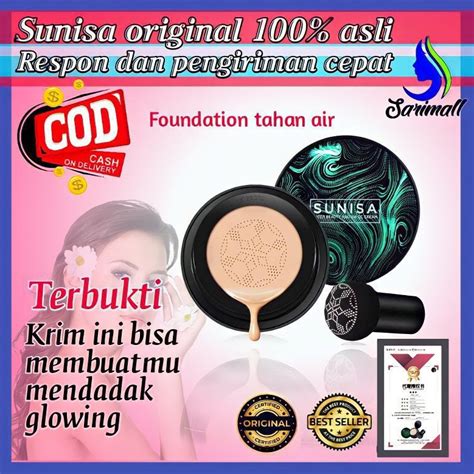 Jual Bedak Sunisa Original Anti Air Bpom Asli Bedak Rk Cushion Ori Dan