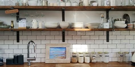 How To DIY Rustic Scaffold Board Shelves With Industrial Brackets