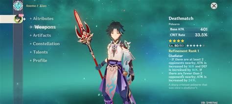 There Are So Few 4 Star Weapon Options For Xiao That They Are Forced To