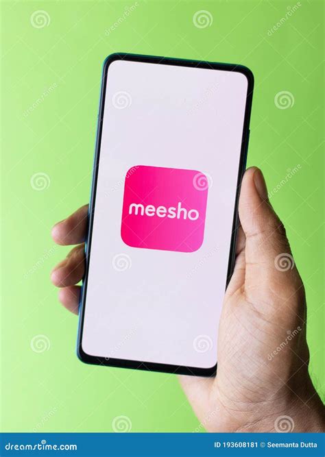 Assam, India - August 12, 2020 : Meesho a Selling App Logo on Phone Screen. Editorial Photo ...