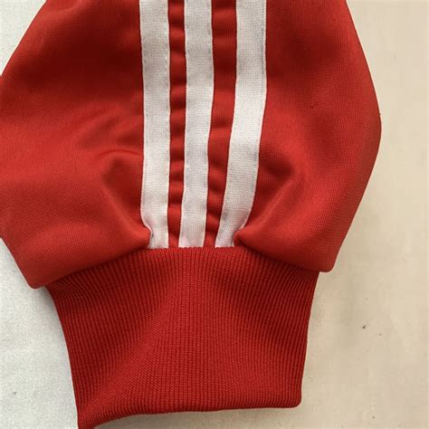 Adidas Peru Jacket Futbol Soccer Mens Large Red Sash Gem