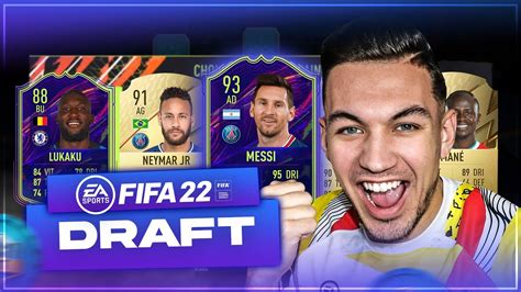 1ERE INCROYABLE DRAFT FIFA 22 ÉNORMES RECOMPENSES YouTube